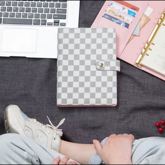 Luxury Checkered A5 Agenda Planner- Planer Cover - Picture 6 of 11